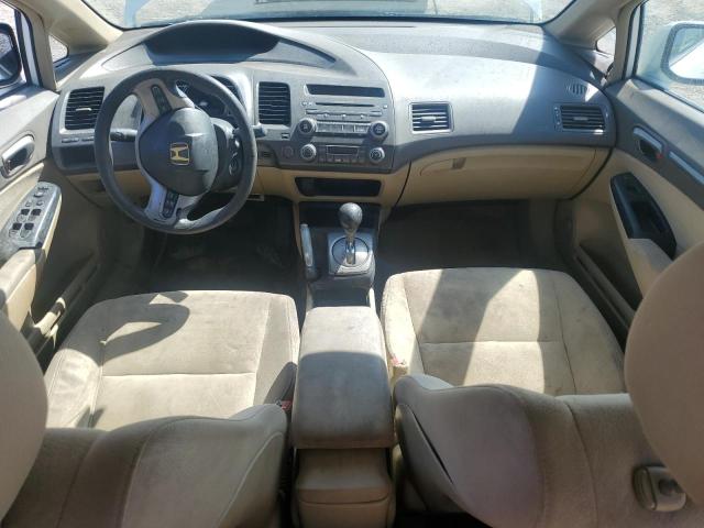 JHMFA36267S002172 - 2007 HONDA CIVIC HYBRID WHITE photo 8