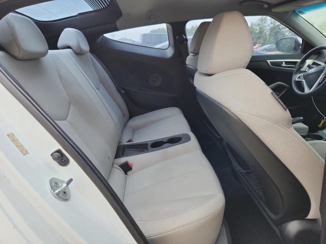 KMHTC6AD7DU086801 - 2013 HYUNDAI VELOSTER WHITE photo 10