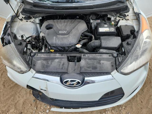 KMHTC6AD7DU086801 - 2013 HYUNDAI VELOSTER WHITE photo 11