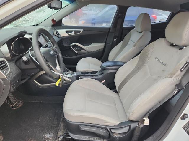 KMHTC6AD7DU086801 - 2013 HYUNDAI VELOSTER WHITE photo 7