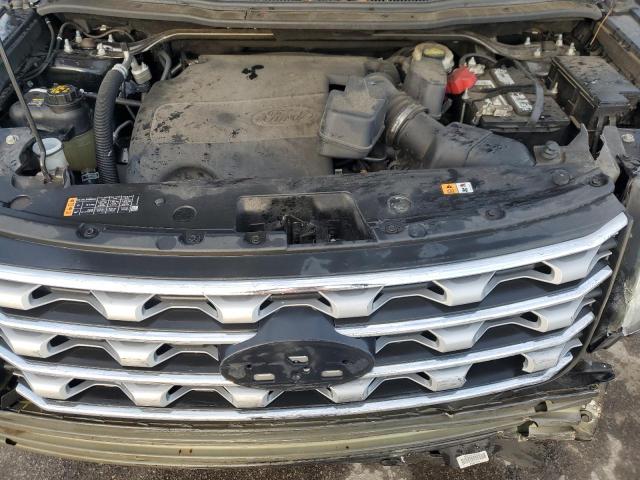 1FM5K7F88HGB81952 - 2017 FORD EXPLORER LIMITED BLACK photo 12