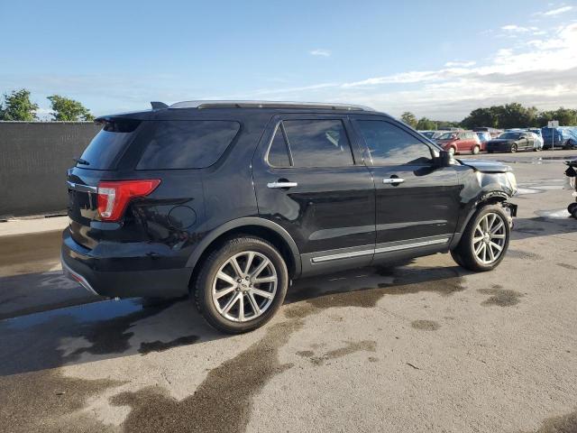 1FM5K7F88HGB81952 - 2017 FORD EXPLORER LIMITED BLACK photo 3