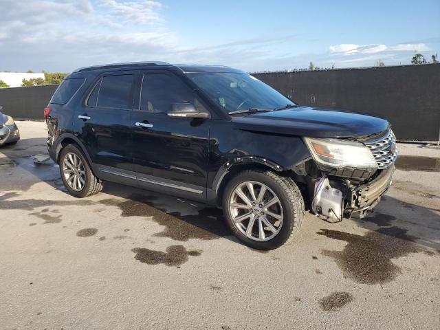 1FM5K7F88HGB81952 - 2017 FORD EXPLORER LIMITED BLACK photo 4