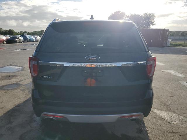 1FM5K7F88HGB81952 - 2017 FORD EXPLORER LIMITED BLACK photo 6