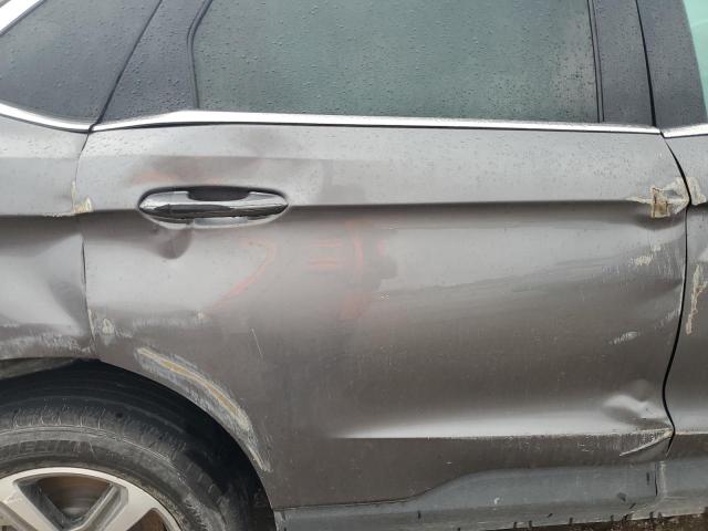 2FMPK4J98NBA38557 - 2022 FORD EDGE SEL ნაცრისფერი ფოტო 10