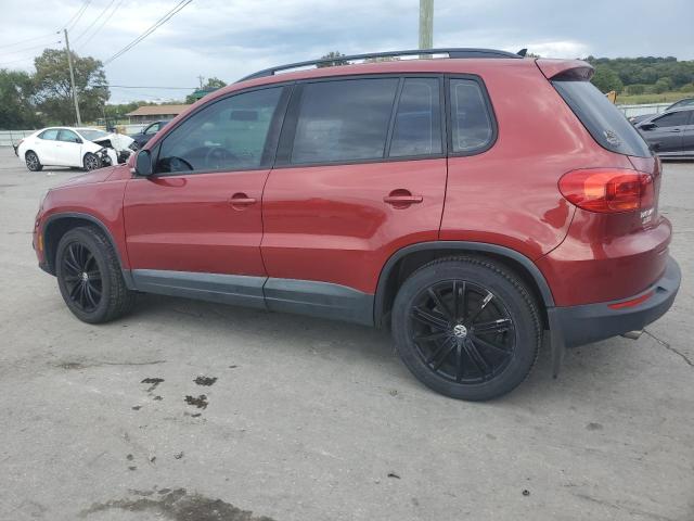 WVGBV7AX5FW081612 - 2015 VOLKSWAGEN TIGUAN S RED photo 2