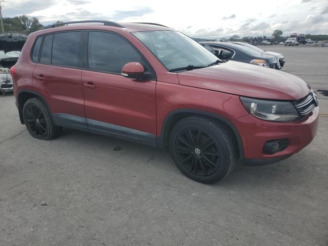 WVGBV7AX5FW081612 - 2015 VOLKSWAGEN TIGUAN S RED photo 4