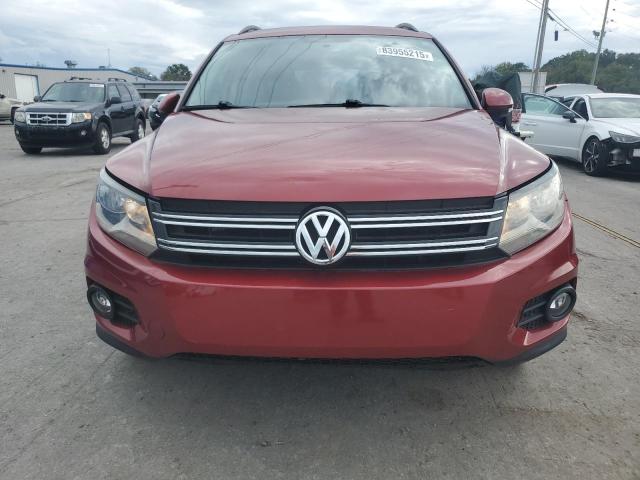 WVGBV7AX5FW081612 - 2015 VOLKSWAGEN TIGUAN S RED photo 5