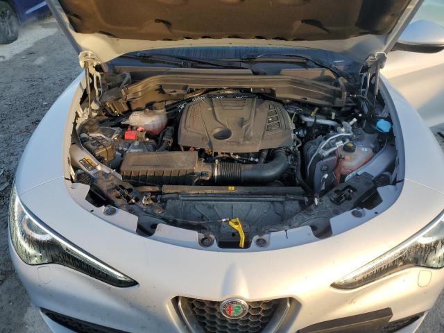 ZASPAKBN7N7D26206 - 2022 ALFA ROMEO STELVIO TI GRAY photo 12