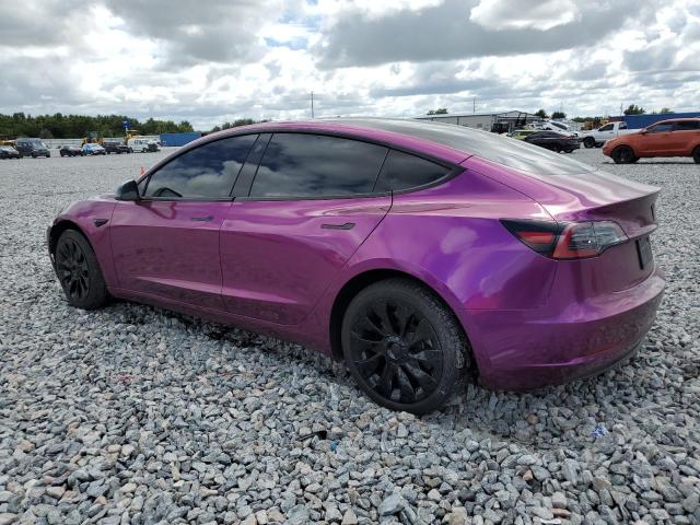 5YJ3E1EA2MF089356 - 2021 TESLA MODEL 3 紫色 照片 2