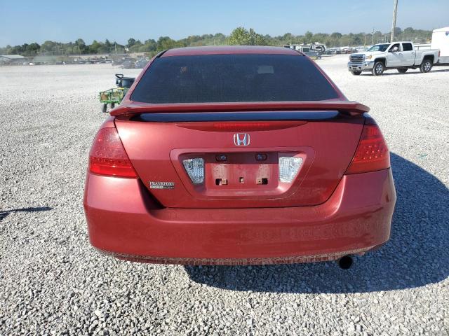 1HGCM56797A103684 - 2007 HONDA ACCORD EX 红色 照片 6