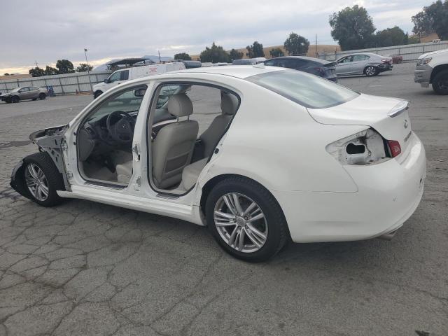 JN1CV6AP0BM305218 - 2011 INFINITI G37 BASE WHITE photo 2