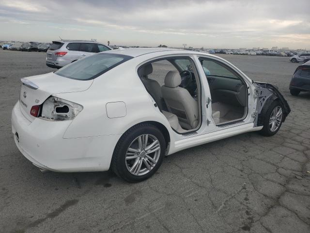 JN1CV6AP0BM305218 - 2011 INFINITI G37 BASE WHITE photo 3
