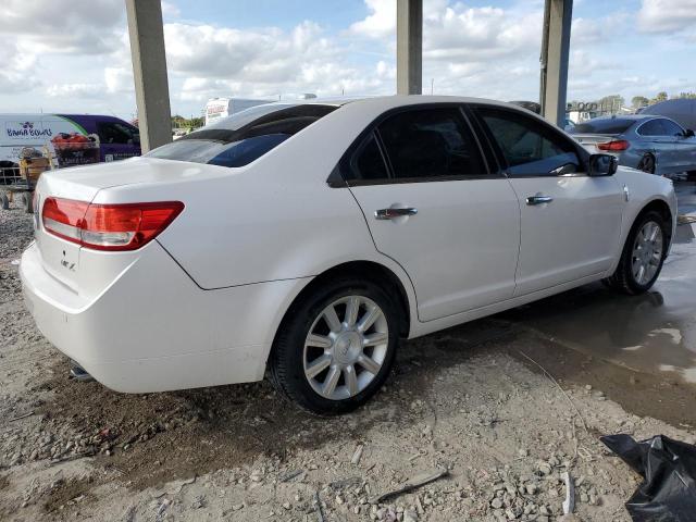 3LNHL2GC2CR834390 - 2012 LINCOLN MKZ WHITE photo 3