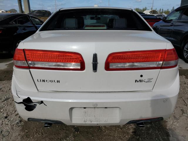 3LNHL2GC2CR834390 - 2012 LINCOLN MKZ WHITE photo 6