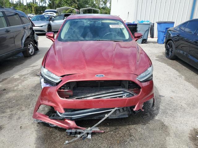 3FA6P0HRXDR160892 - 2013 FORD FUSION SE BURGUNDY photo 5