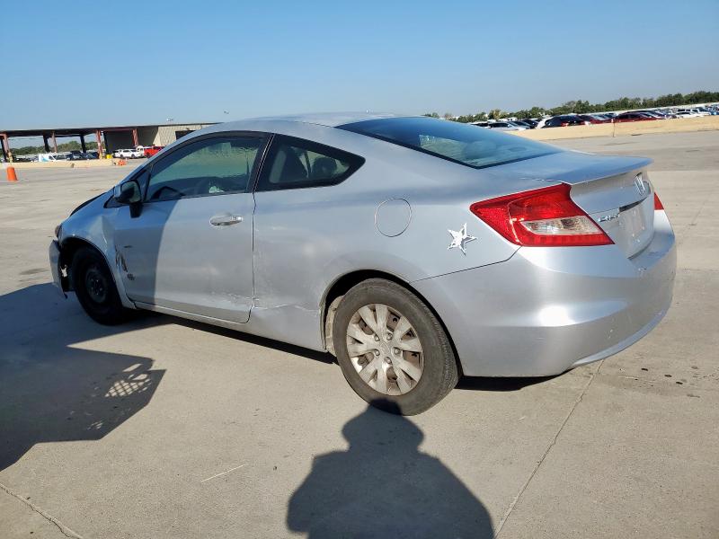 2HGFG3B53CH540394 - 2012 HONDA CIVIC LX SILVER photo 2