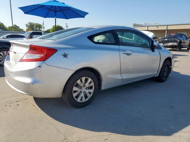 2HGFG3B53CH540394 - 2012 HONDA CIVIC LX SILVER photo 3
