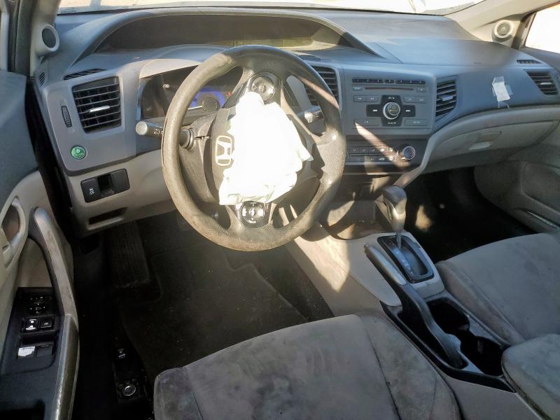 2HGFG3B53CH540394 - 2012 HONDA CIVIC LX SILVER photo 8