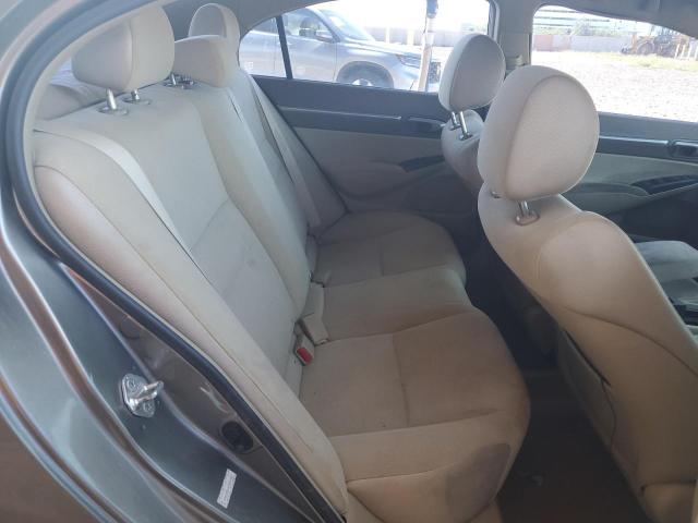 JHMFA36207S000630 - 2007 HONDA CIVIC HYBRID GRAY photo 10