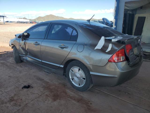 JHMFA36207S000630 - 2007 HONDA CIVIC HYBRID GRAY photo 2