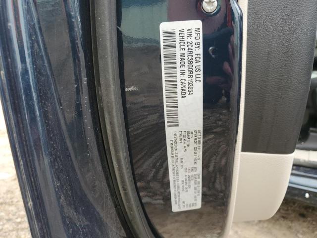 2C4RC3BG0RR193554 - 2024 CHRYSLER PACIFICA TOURING L Niebieski zdjęcie 14