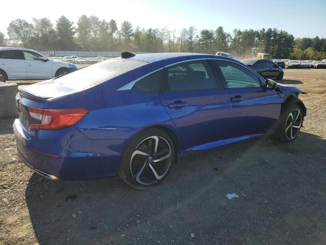 1HGCV2F33MA019218 - 2021 HONDA ACCORD SPORT BLUE photo 3