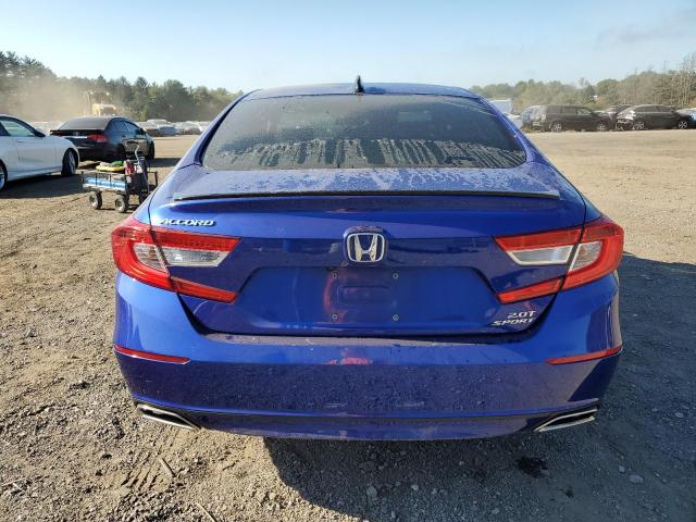 1HGCV2F33MA019218 - 2021 HONDA ACCORD SPORT BLUE photo 6