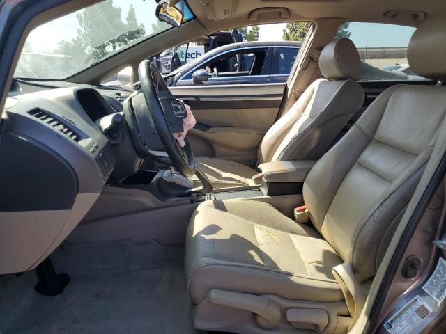 1HGFA169X9L002094 - 2009 HONDA CIVIC EXL TAN photo 7