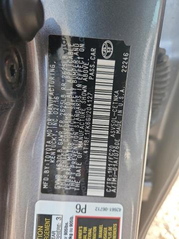 4T1BF1FK6GU204127 - 2016 TOYOTA CAMRY LE გრაფიტი ფოტო 13