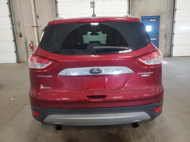 1FMCU9JX6FUC43326 - 2015 FORD ESCAPE TITANIUM წითელი ფოტო 6