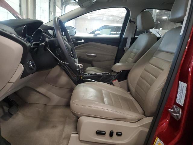 1FMCU9JX6FUC43326 - 2015 FORD ESCAPE TITANIUM წითელი ფოტო 7