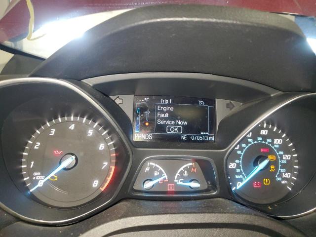 1FMCU9JX6FUC43326 - 2015 FORD ESCAPE TITANIUM წითელი ფოტო 9