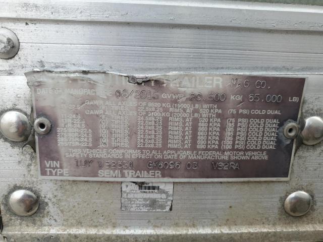 1UYVS2531GM609603 - 2016 UTILITY REEFER Սպիտակ լուսանկար 10