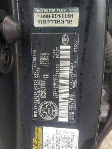 4T1BE46K37U056233 - 2007 TOYOTA CAMRY CE 黑色 照片 12