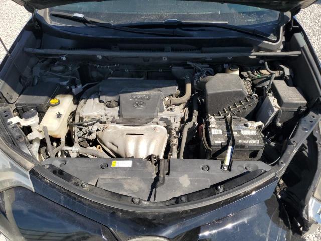 2T3JFREV4JW743978 - 2018 TOYOTA RAV4 SE შავი ფოტო 12