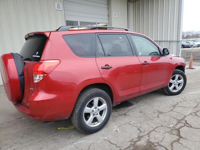 JTMBD33V386076276 - 2008 TOYOTA RAV4 RED photo 3