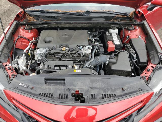 4T1T11AK0RU233541 - 2024 TOYOTA CAMRY SE NIGHT SHADE RED photo 11