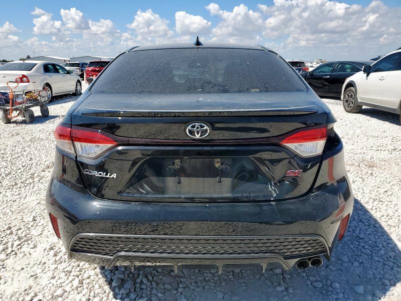 JTDS4MCE4NJ091948 - 2022 TOYOTA COROLLA SE შავი ფოტო 6