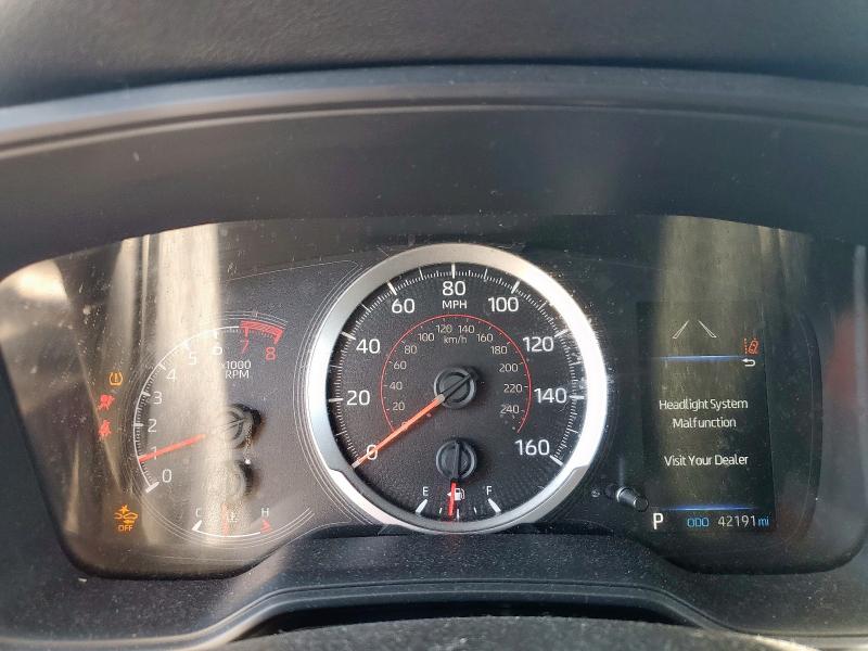 JTDS4MCE4NJ091948 - 2022 TOYOTA COROLLA SE შავი ფოტო 9