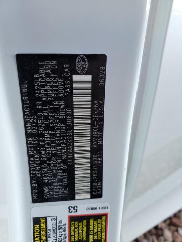 4T1DAACK2SU130600 - 2025 TOYOTA CAMRY XSE 白色 照片 13