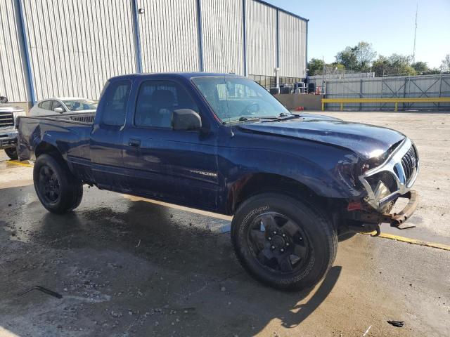 5TEWN72N74Z361020 - 2004 TOYOTA TACOMA XTRACAB BLUE photo 4