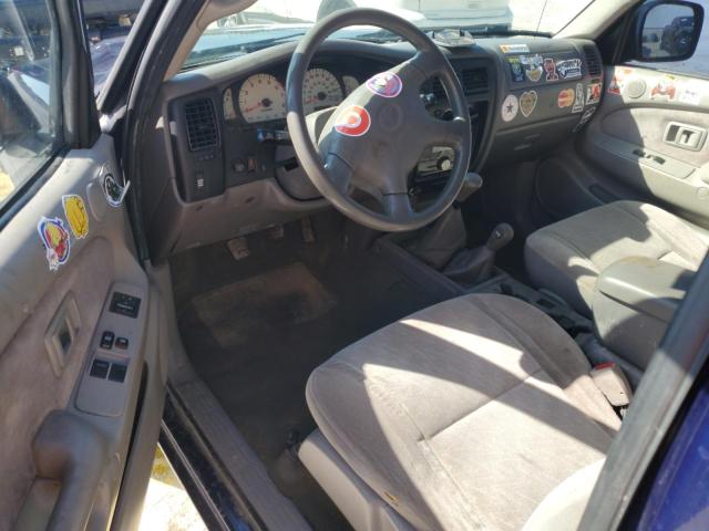 5TEWN72N74Z361020 - 2004 TOYOTA TACOMA XTRACAB BLUE photo 8