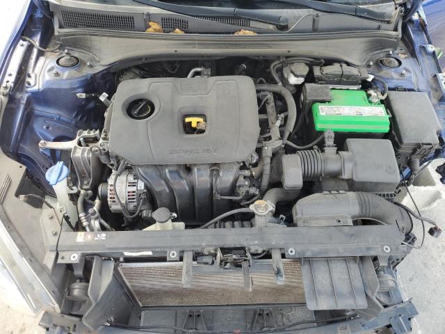 3KPF24AD3KE092700 - 2019 KIA FORTE FE BLUE photo 11