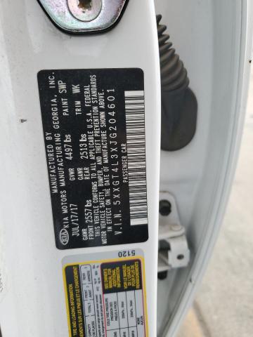 5XXGT4L3XJG204601 - 2018 KIA OPTIMA LX Biały zdjęcie 13