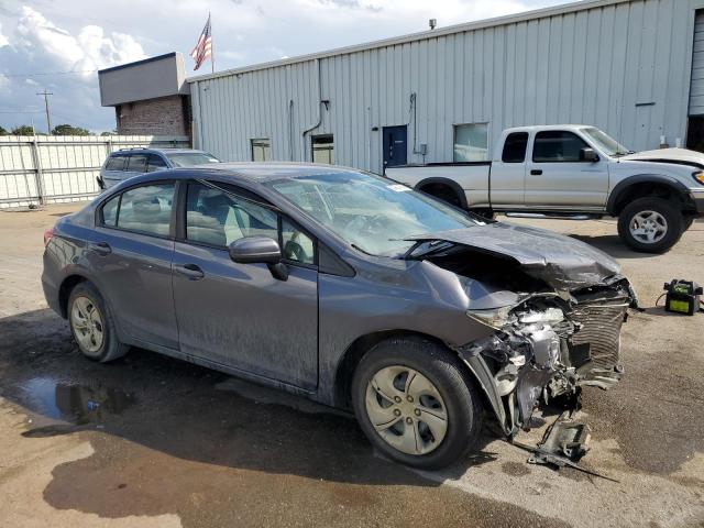 19XFB2F59FE072351 - 2015 HONDA CIVIC LX ნაცრისფერი ფოტო 4