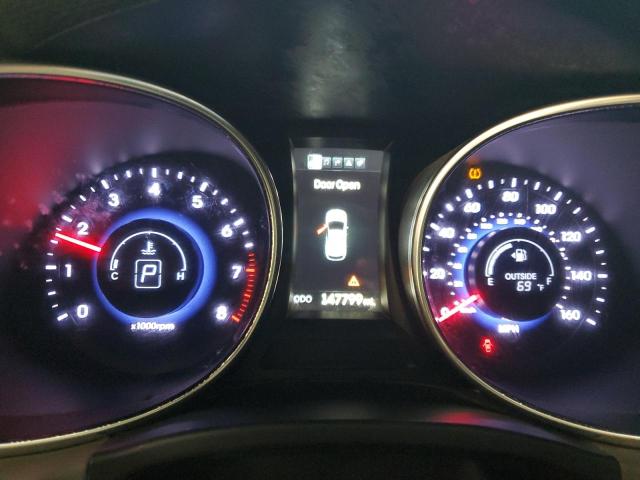 5XYZUDLB1FG286315 - 2015 HYUNDAI SANTA FE S BLUE photo 9