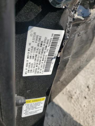 19UUB2F78HA006325 - 2017 ACURA TLX ADVANCE შავი ფოტო 12