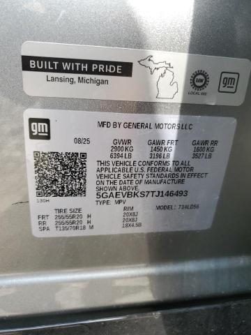 5GAEVBKS7TJ146493 - 2026 BUICK ENCLAVE SPORT TOURING SILVER photo 14