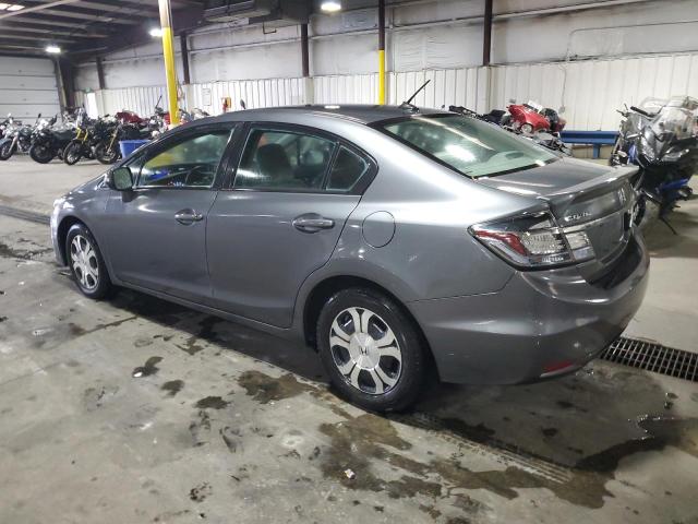 19XFB4F25DE204066 - 2013 HONDA CIVIC HYBRID ნაცრისფერი ფოტო 2